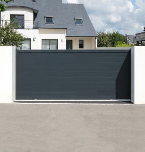 portail gris par SARL GAUTRON